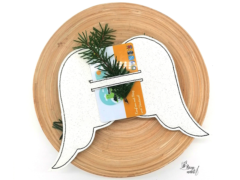 Wunscherfüller Engelsflügel - ITH-Stickdatei